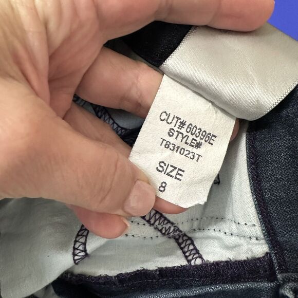 NYDJ Crop Jeans 8 Rolled Cuff Lift Tuck Stretch Comfort Denim Casual Summer USA - Picture 10 of 10